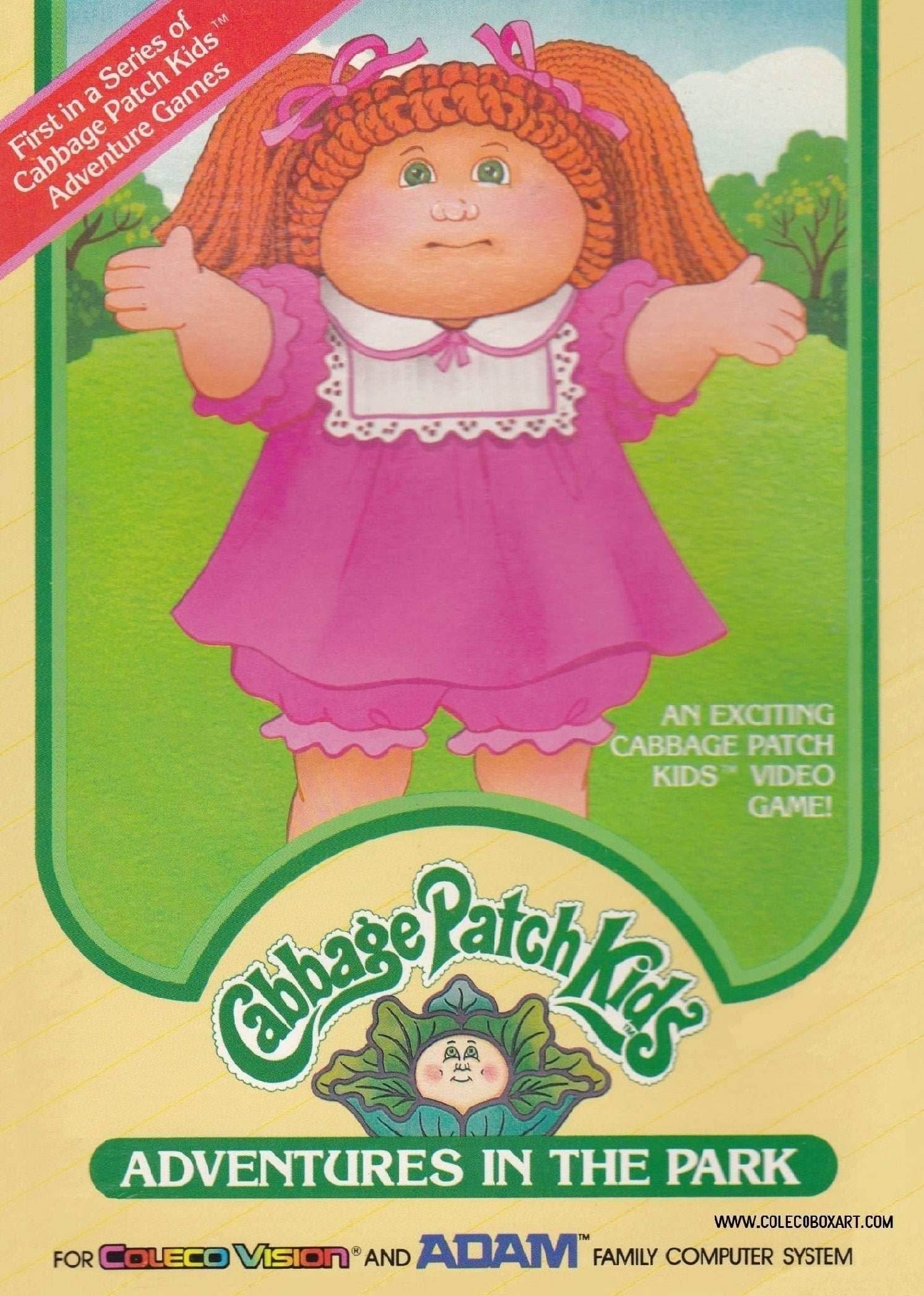 Cabbage Patch Kids Adventure in the Park (Colecovision) - Game Manual Only