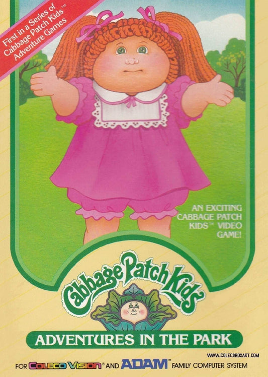 Cabbage Patch Kids Adventure in the Park (Colecovision) - Game Manual Only