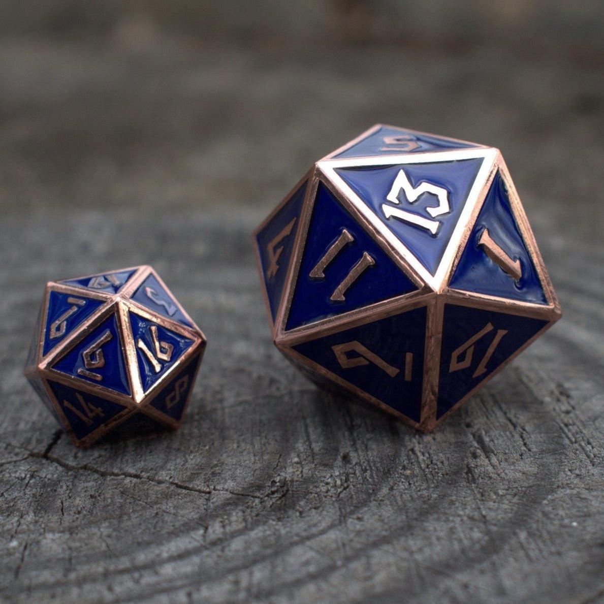 Cobalt and Bronze Metal 35mm D20