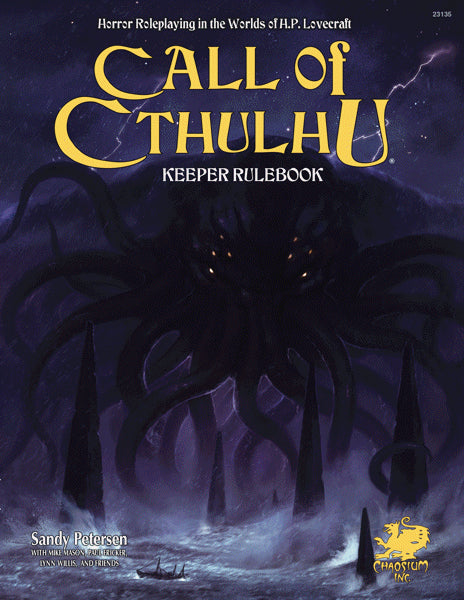 Livre de règles du gardien de l'Appel de Cthulhu 7e édition