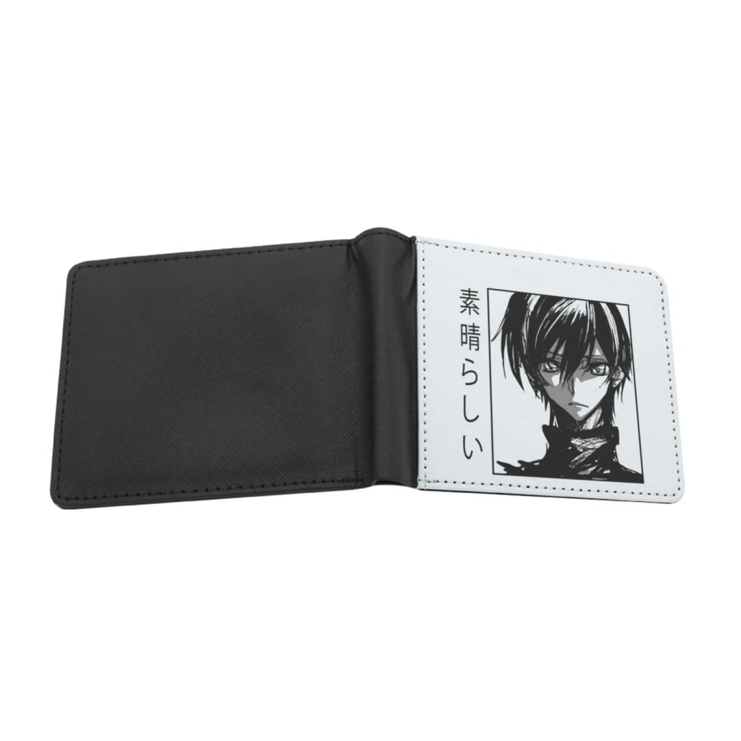 Code Lelouch Geass New Men's Wallet Short Fashion Pu Leather Wallet Multi Card Wallet Anime Lelouch Geass Manga Zero Code C C