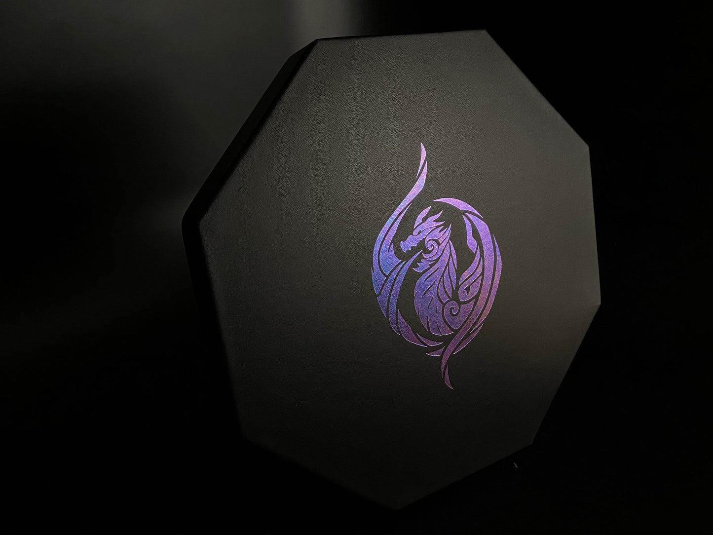 Color Shift Dice Tray Lid - Dragon's Breath Design - 