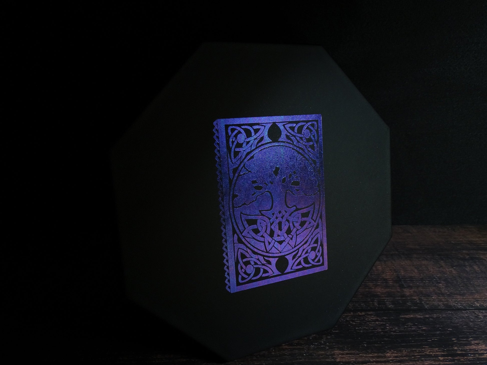 Color Shift Dice Tray Lid - Spell Book Design