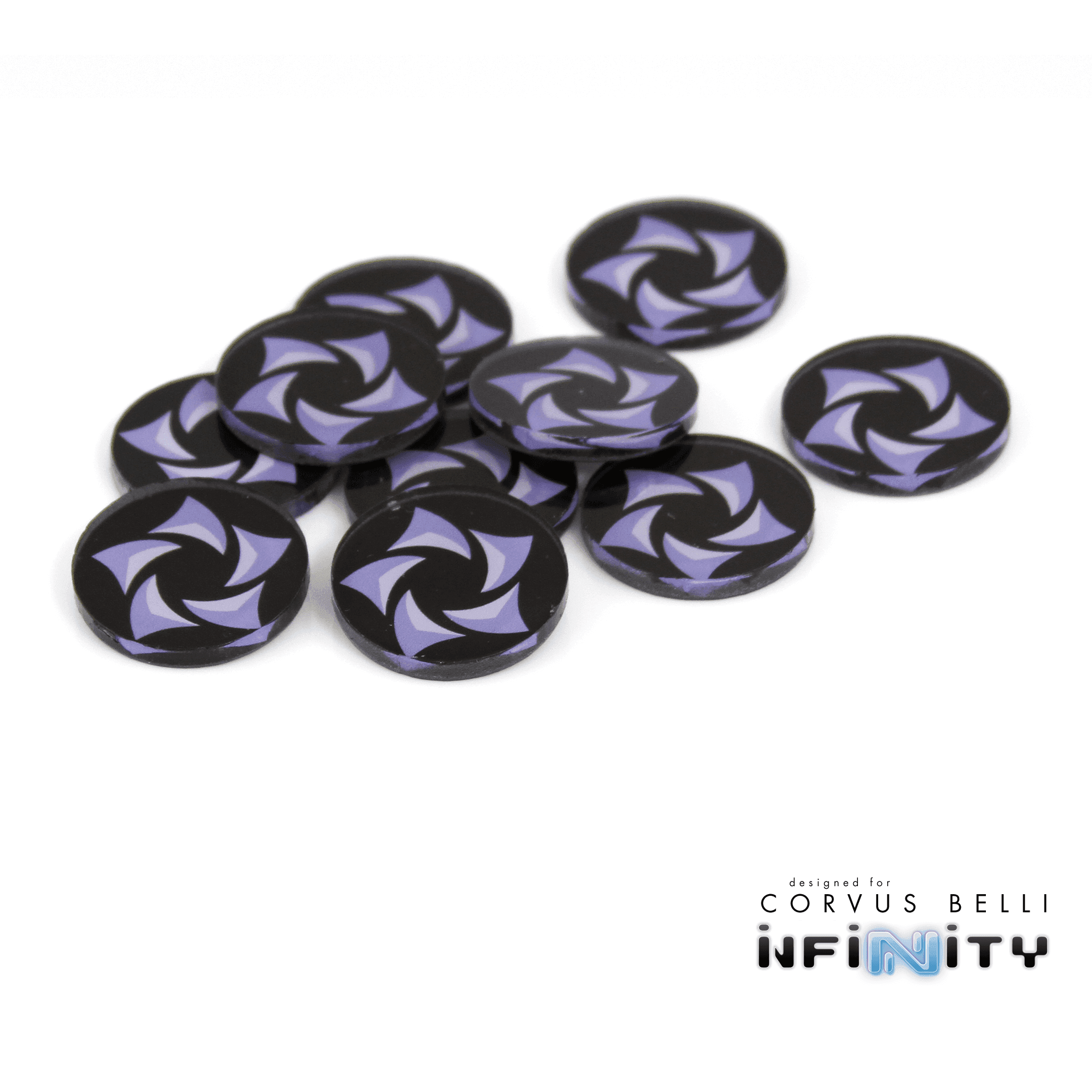 Full Color Infinity Faction Markers, 25mm (Bag of 10) - Combined Army / 25mm