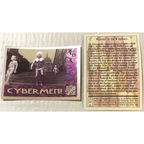 🤖 Vintage 1994 Doctor Who Cybermen Foil Trading Cards — Cards 4–6 of 6 (Set)