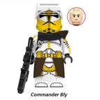 Commander Bly Clone Trooper Lego Star wars Minifigures Custom Toys