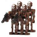 Commando Battle Droid Captain set of 4 Star Wars Lego Minifigures Custom Toys