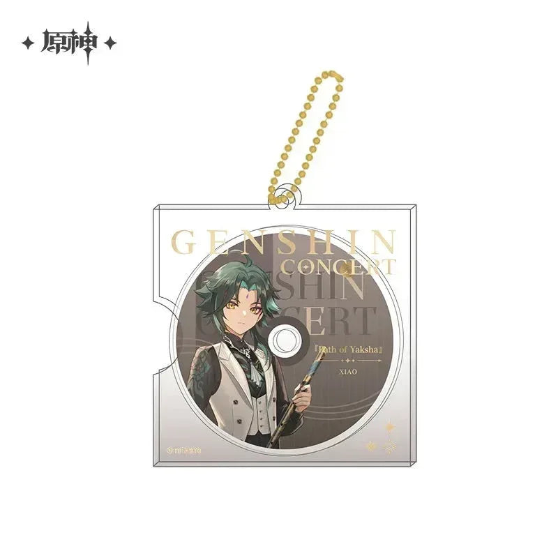 Concert 2023 Series Character CD Style Keychain Genshin Impact