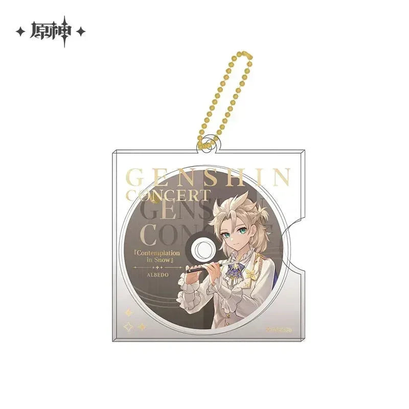 Concert 2023 Series Character CD Style Keychain Genshin Impact