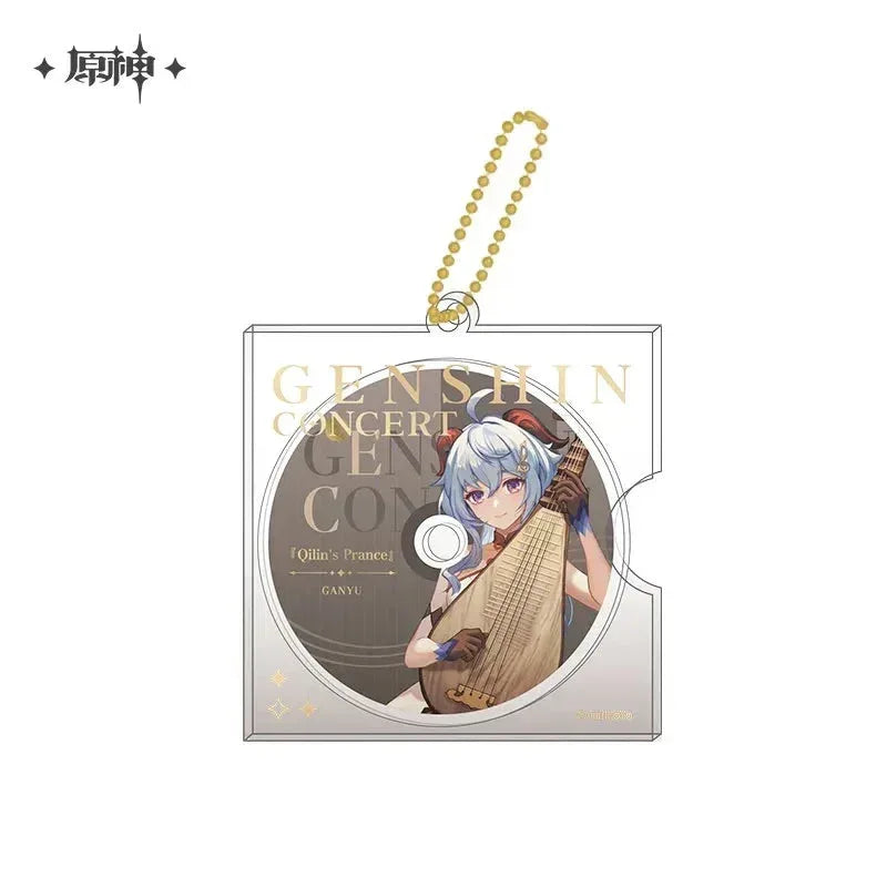 Concert 2023 Series Character CD Style Keychain Genshin Impact