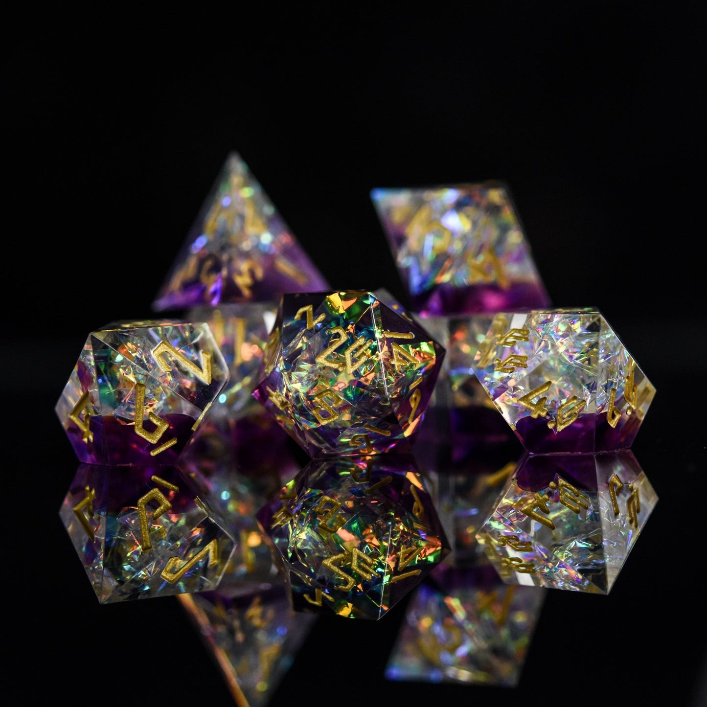 Conjure Fey Sharp-Edged Resin Dice Set