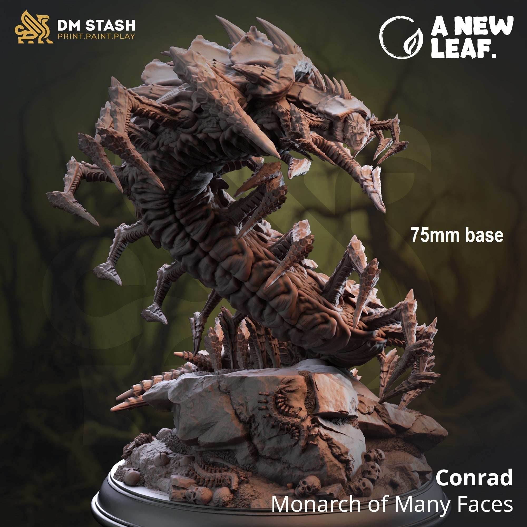 Conrad, Monarch of Many Faces (Big Fey Centipede) - 