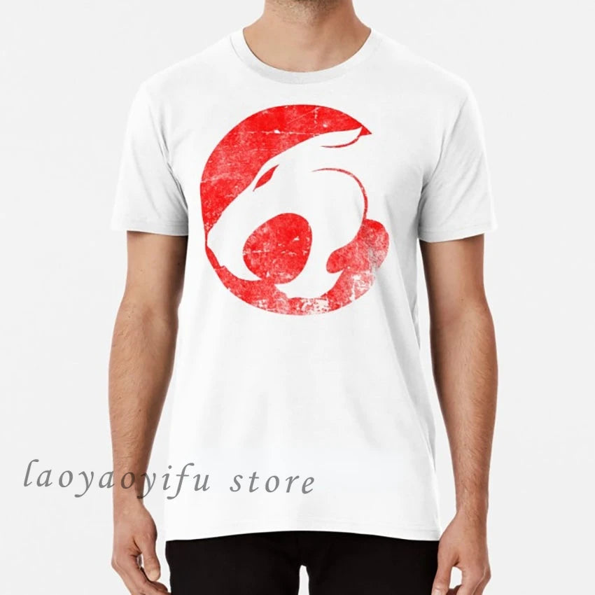 Cool Thunder Cats T Shirt Thundercats Lion Cat Thunder Cartoon Anime Tops Vintage Manga Graphic Tshirts Ropa Hombre Shirts