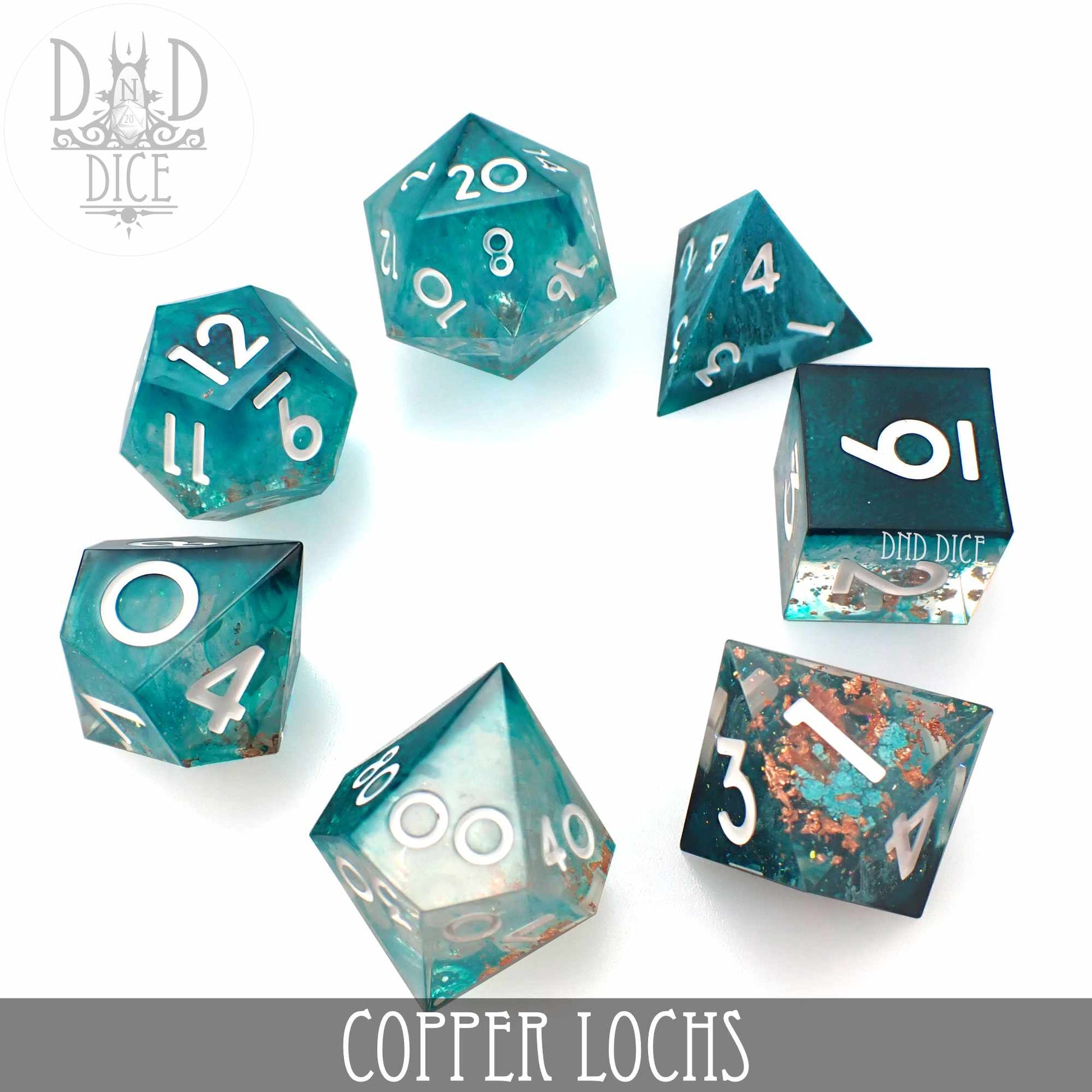 Copper Lochs Handmade Dice Set