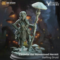 Cordelia the Homestead Hermit (Female Halfling Druid) - 32mm Scale