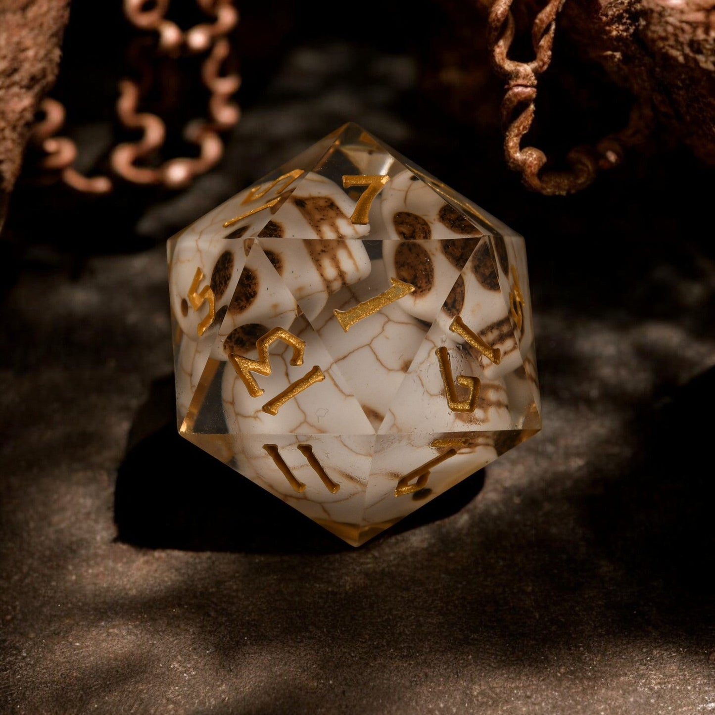 Corpse Cranium Resin 30mm D20