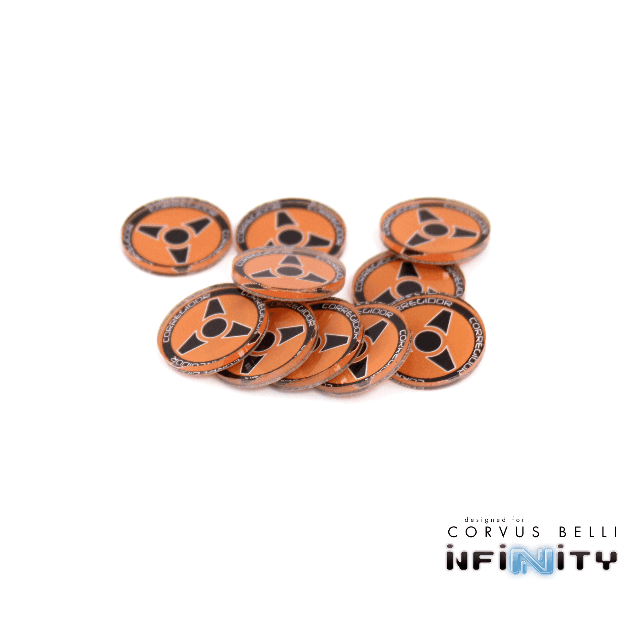 Full Color Infinity Faction Markers, 25mm (Bag of 10) - Corregidor / 25mm