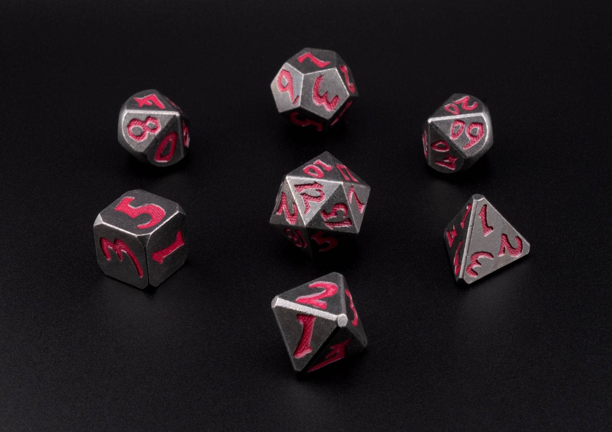 Cosmic Obsidian Dice Set - 