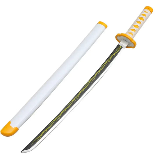 Cosplay  Kamado Tanjirou 30inch Katana Sword Role Play Agatsuma Zenitsu  Bamboo Weapon Model 75cm