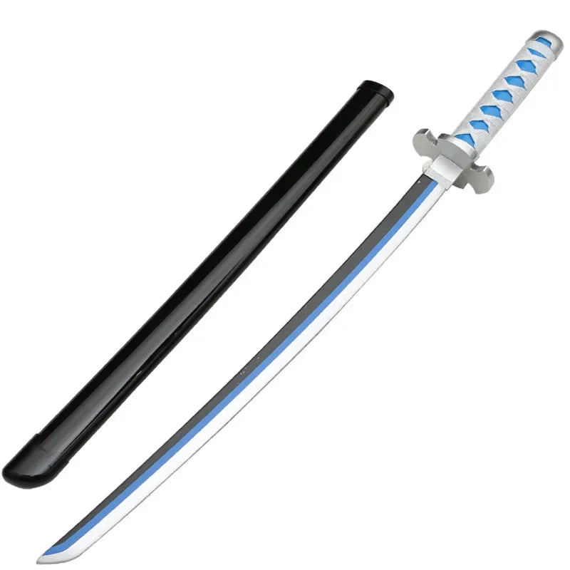 Cosplay  Kamado Tanjirou 30inch Katana Sword Role Play Agatsuma Zenitsu  Bamboo Weapon Model 75cm