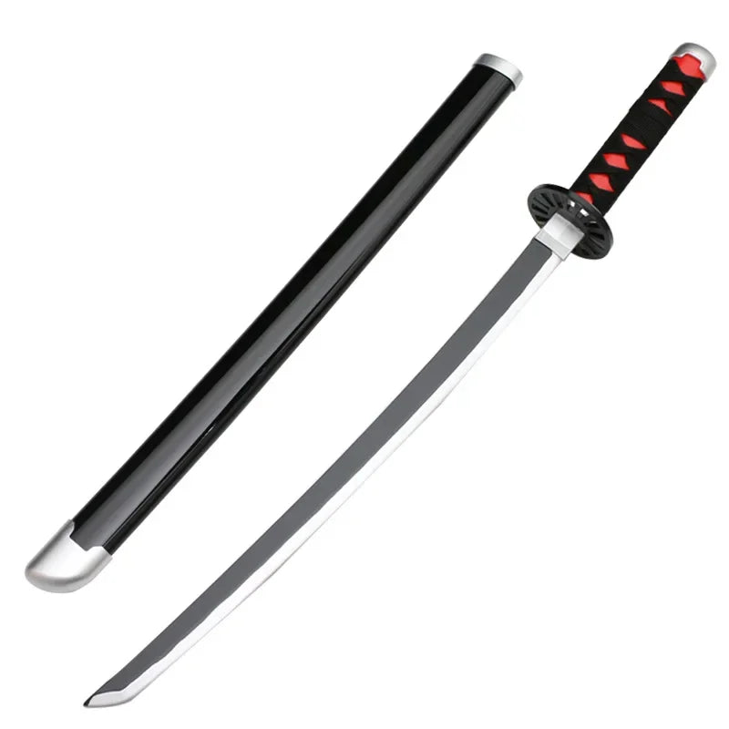 Cosplay  Kamado Tanjirou 30inch Katana Sword Role Play Agatsuma Zenitsu  Bamboo Weapon Model 75cm