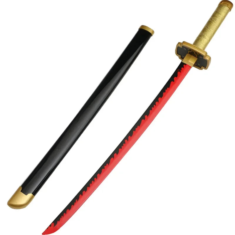 Cosplay  Kamado Tanjirou 30inch Katana Sword Role Play Agatsuma Zenitsu  Bamboo Weapon Model 75cm