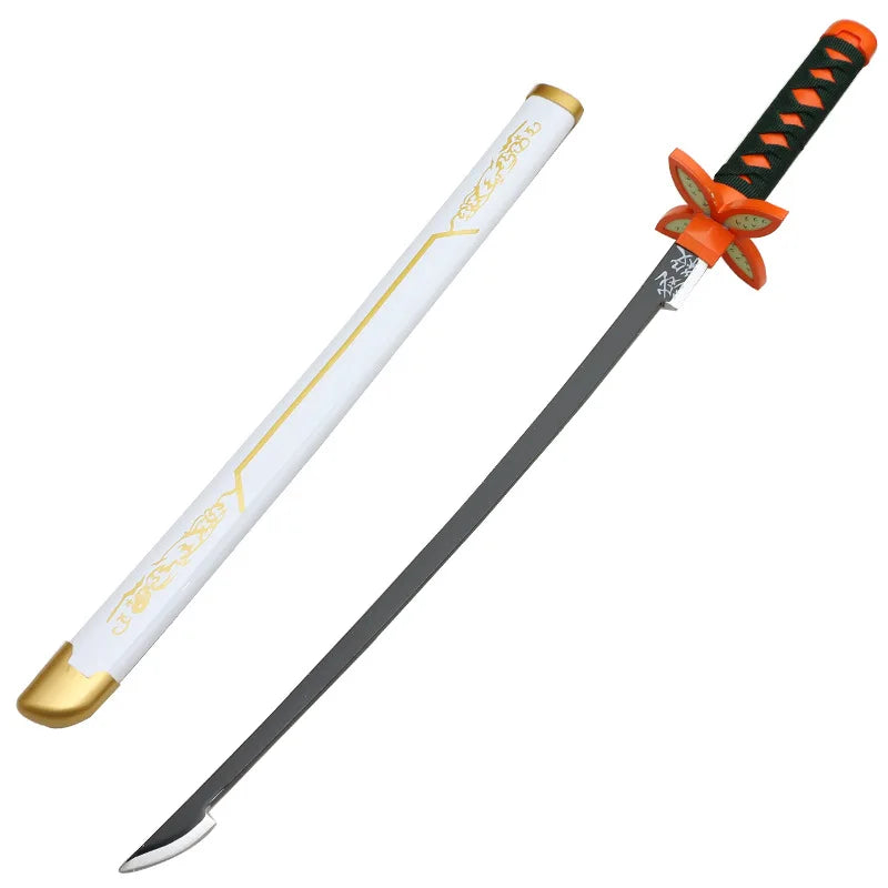 Cosplay  Kamado Tanjirou 30inch Katana Sword Role Play Agatsuma Zenitsu  Bamboo Weapon Model 75cm