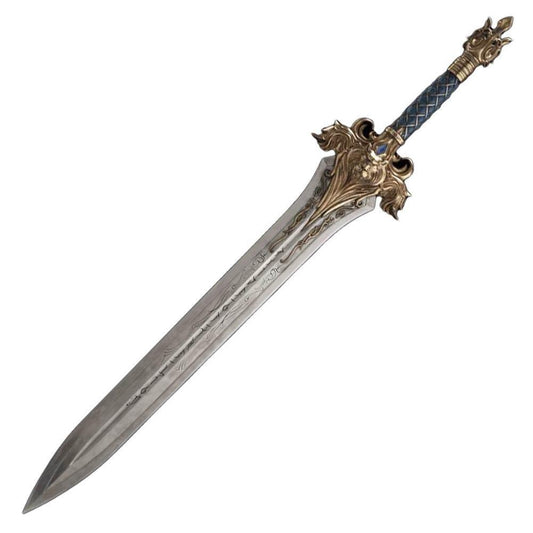 Cosplay Prop: WOW King Llane Great Metal Sword Replica With Plaque