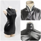 Misato Katsuragi EVA Cosplay Set – Red Jacket & Black Dress Costume - Wig Only / S