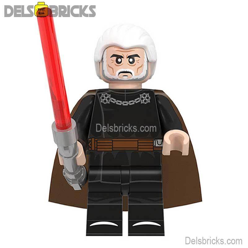 Count Dooku (Film Version) Lego Minifigures Custom Toys New - 