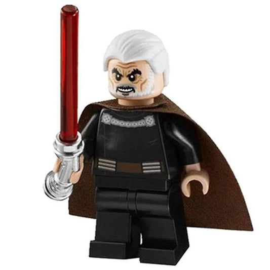 Count Dooku (Film Version) Lego Minifigures Custom Toys - 