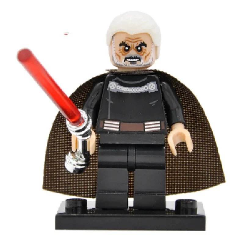 Count Dooku (Film Version) Lego Minifigures Custom Toys - 