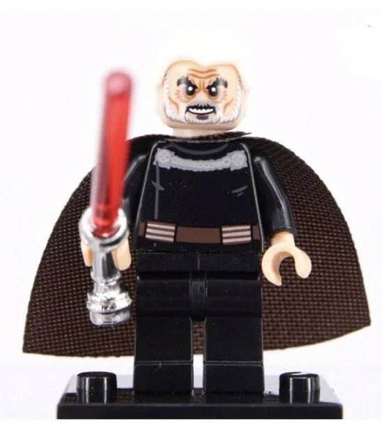 Count Dooku (Film Version) Lego Minifigures Custom Toys - 