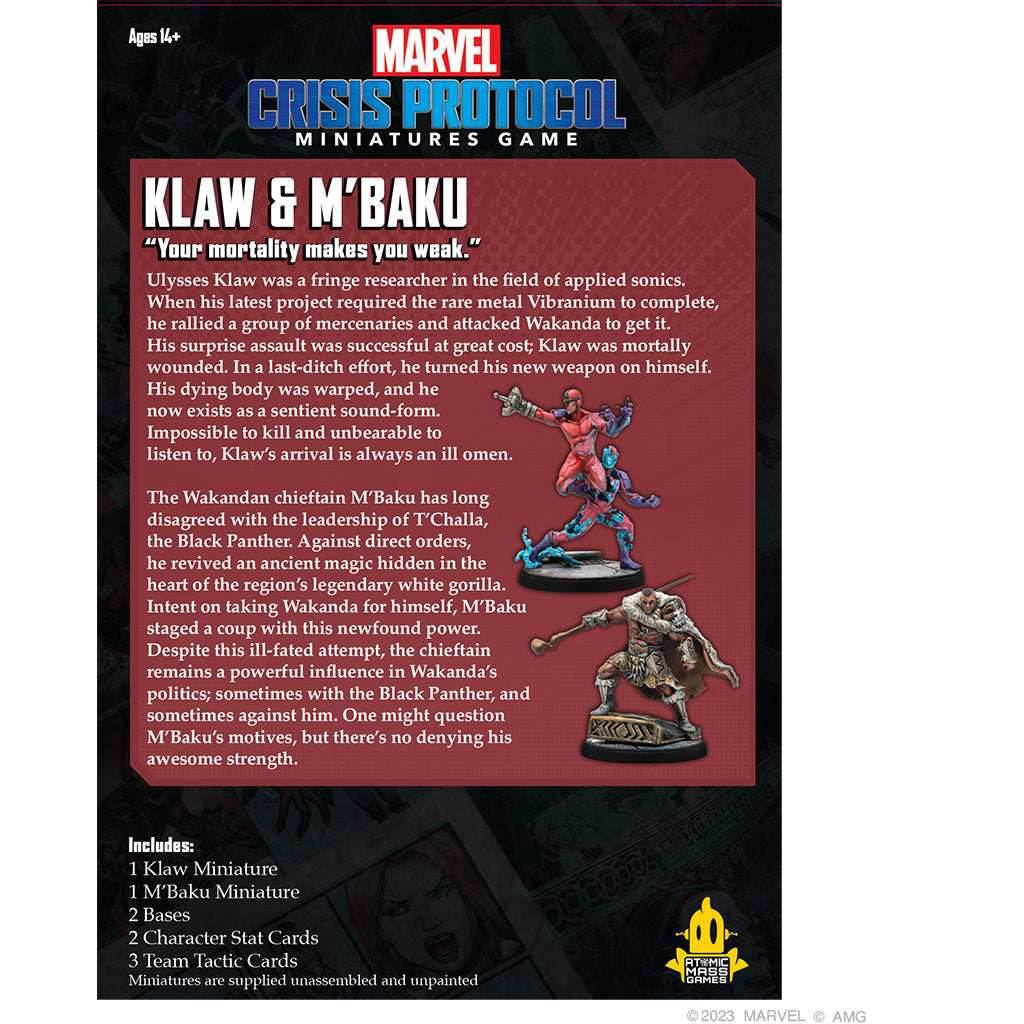 Marvel Crisis Protocol: Klaw & M'Baku - 