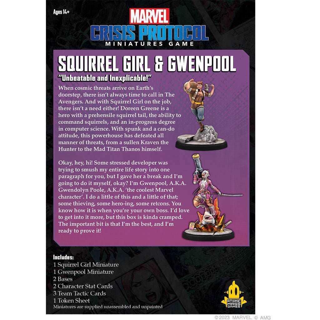 Marvel Crisis Protocol: Squirrel Girl & Gwenpool - 