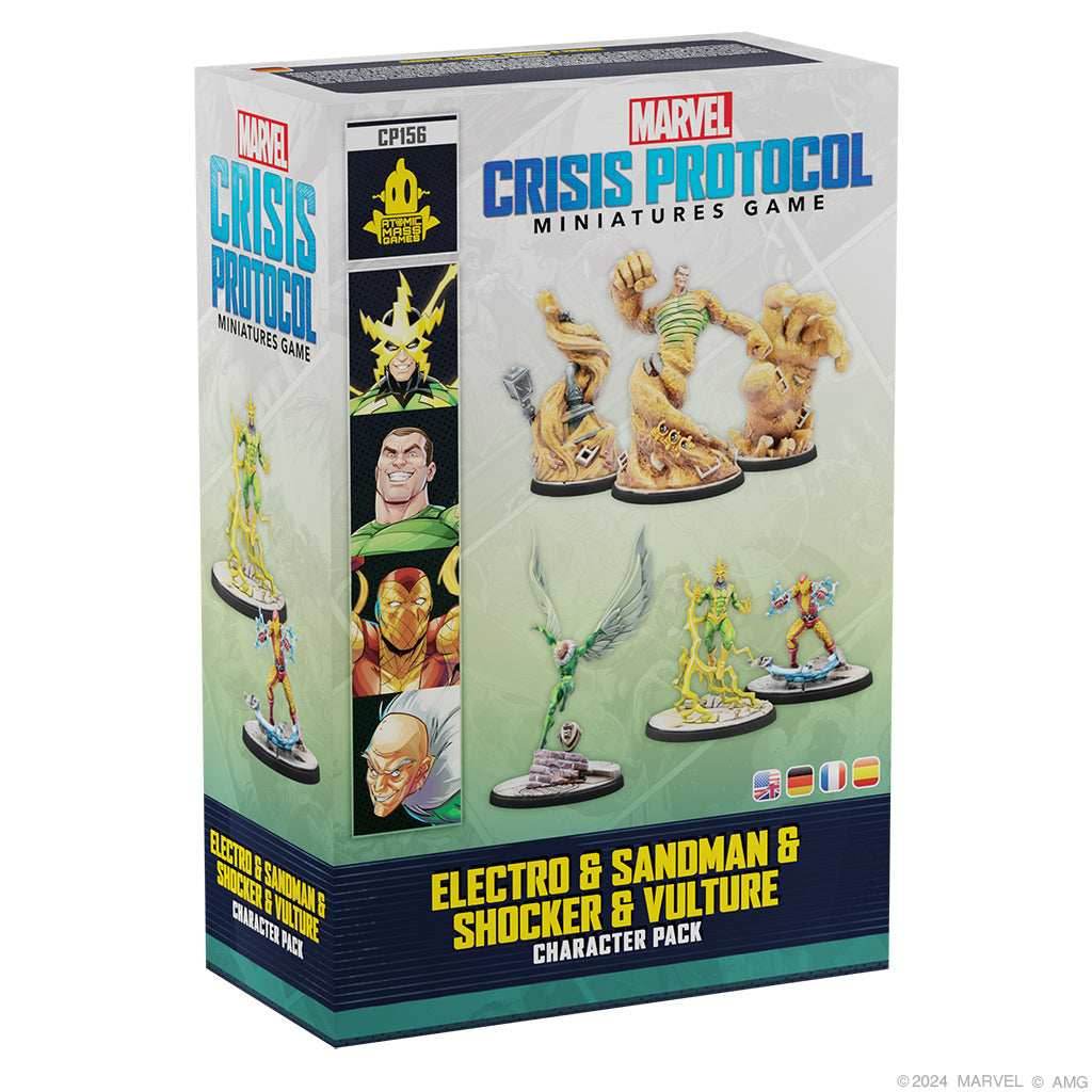 Marvel Crisis Protocol: Electro & Sandman & Shocker & Vulture - 