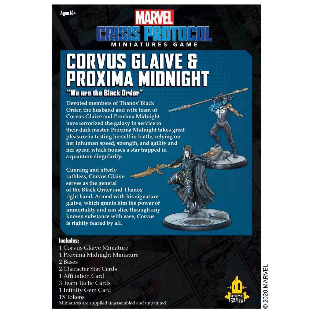 Marvel: Crisis Protocol - Corvus Glaive and Proxima Midnight - 