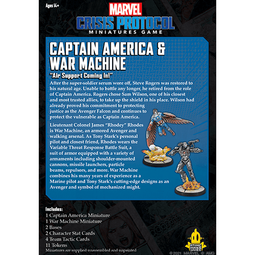 Marvel Crisis Protocol: Captain America and War Machine - 