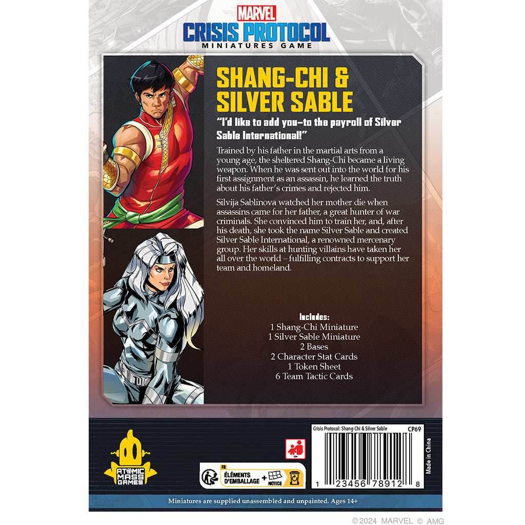 Marvel Crisis Protocol: Shang Chi & Silver Sable - 