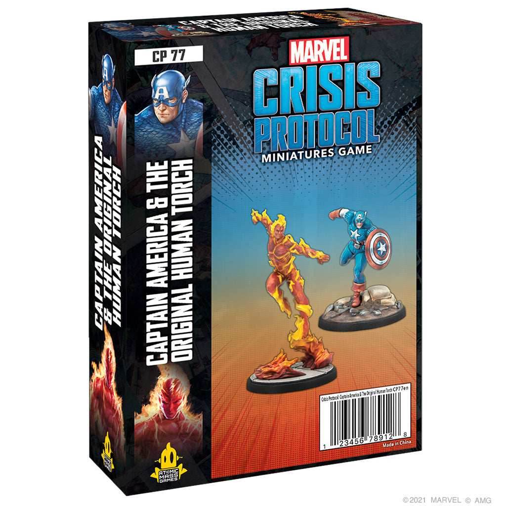 Marvel Crisis Protocol: Captain America & The Original Human Torch - 