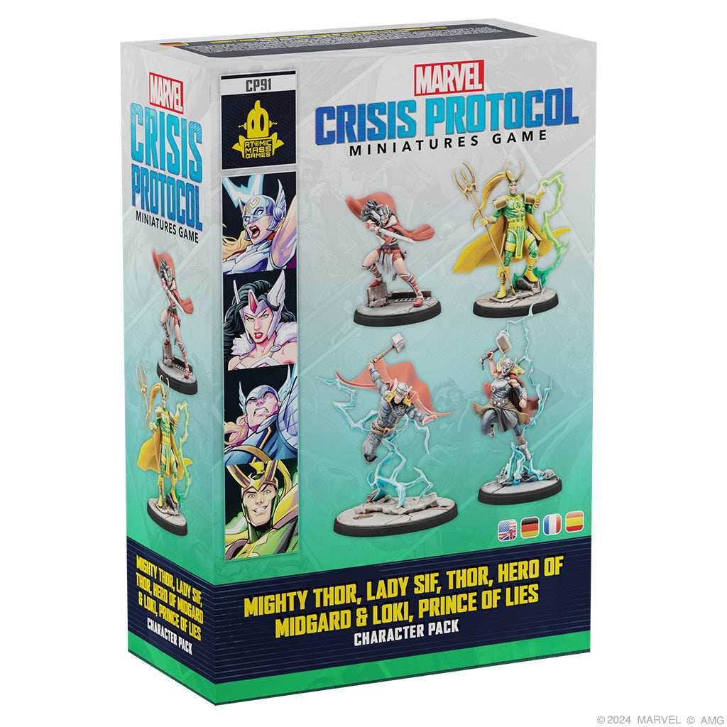 Marvel Crisis Protocol: Mighty Thor, Lady Sif, Thor, Hero of Midgard & Loki, Prince of Lies - 