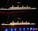 LEGO Titanic Ship #10294 (Ice Blue Ver.) Light Kit