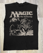 Mvgic The Gvthering Dire Wolves Cut-Off Black Shirt