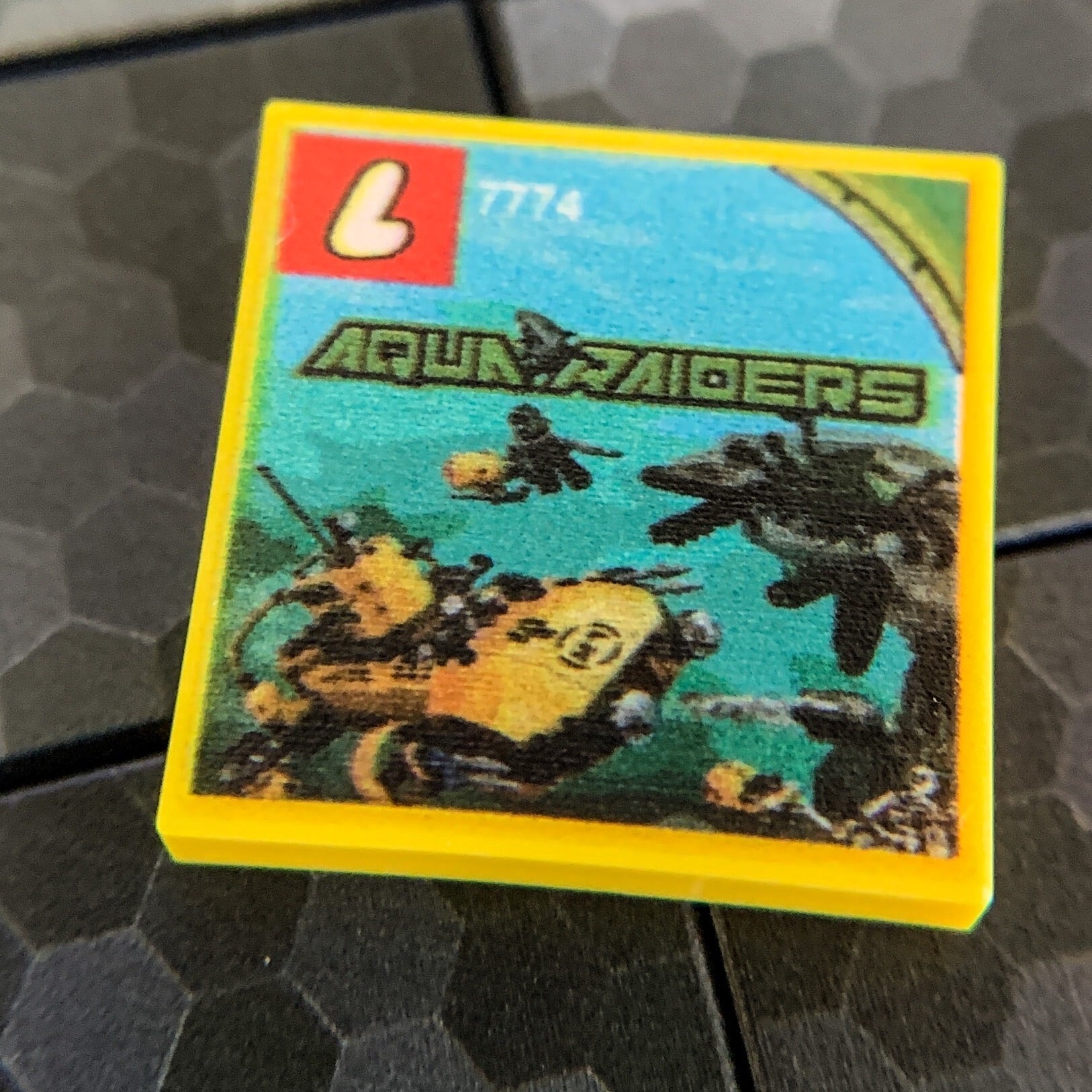 Crab Crusher Aqua Raiders Set 7774 - Custom Printed 2x2 Tile