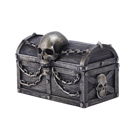 Creative Skull Treasure Chest Dice Storage Box