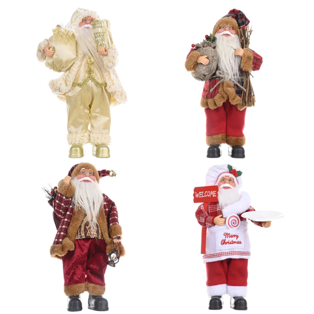 Creative Standing Santa Claus Doll Holiday Christmas Ornaments