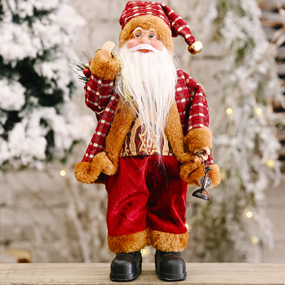 Creative Standing Santa Claus Doll Holiday Christmas Ornaments