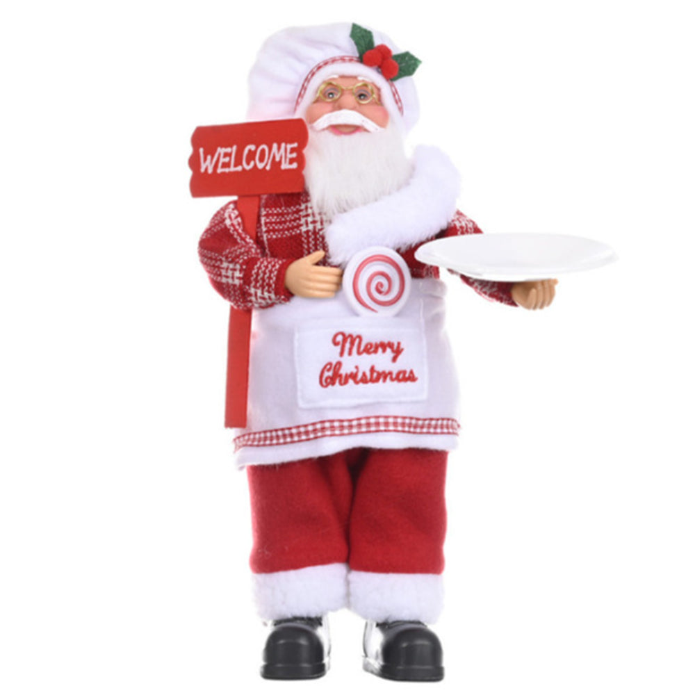 Creative Standing Santa Claus Doll Holiday Christmas Ornaments