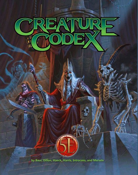 Codex de créature (5E)