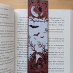 Crescent Moon Bat Bookmark